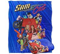Sam & Cat Show Poster Plaid Ultra Doux au Toucher Soyeux - 152 x 127 cm