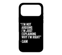Sam Citation drôle Anniversaire Personnalisé Idée Idée Ingénieur Coque pour iPhone 17 Pro Max