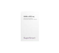 SAM-e 400 mg - Haut Dosage - Cible les Troubles de l’Humeur - SuperSmart | S-adénosyl-méthionine - Pour le Bien-être Mental, la Vitalité et le Soutien Articulaire - 60 comprimés gastro-résistant