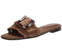 Sam Edelman Bambi Flat Sandal Cuoio Raffia 5.5 Medium