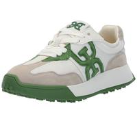 Sam Edelman Baskets à Lacets Langley pour Femme, Vert/Multicolore, 40.5 EU