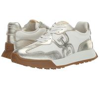 Sam Edelman Baskets Langley pour femme, Blanc cassé/or fondu, 42.5 EU