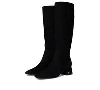 Sam Edelman Bottes hautes Porter pour femme, Daim noir, 36 EU