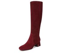 Sam Edelman Bottes hautes Porter pour femme, Merlot français Veau large, 40.5 EU