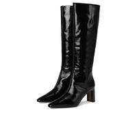Sam Edelman Bottes hautes Sylvia pour femme, noir verni, 36.5 EU