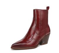 Sam Edelman Bottes West Western pour femme, Écarlate profond, 40.5 EU
