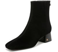Sam Edelman Bottines Paige pour femme, Daim noir, 40 EU
