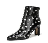 Sam Edelman Bottines Saige Stud pour femme, Clou noir verni, 11