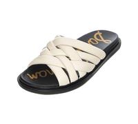 Sam Edelman - Braided Leather Slider - Femme - Chaussures - Blanc - Taille: 40 EU