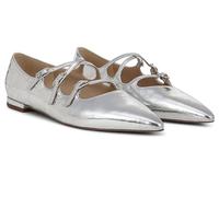 Sam Edelman Chaussures plates Cass Mary Jane pour femme, Argenté, 36.5 EU