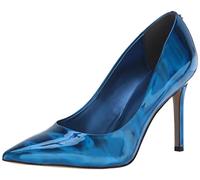 Sam Edelman Escarpins à Talons Noisette pour Femme, Bleu Roi métallisé, 37.5 EU