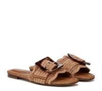 Sam Edelman Femme Bambi Sandale Plate, Cuir Raphia, 36.5 EU
