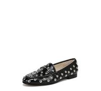 Sam Edelman Mocassins Loraine pour femme, Clou noir verni, 36 EU