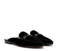 Sam Edelman Mules plates Linnie pour femme, Jade émeraude, 7 Wide