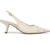Sam Edelman Sam Edelman Ivory Lace Lace Biankaslmsh 3 Regular Fit Slingback Shoes Ivory Lace EU 41 (UK 8)