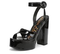 Sam Edelman Sandales à talons Savannah pour femme, noir verni, 5.5