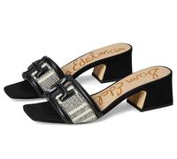 Sam Edelman Sandales à talons Waylon pour femme, Noir/naturel, 35.5 EU