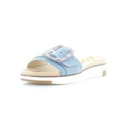 Sam Edelman Sandales Ariane Slide pour femme, bleu denim, 6 Wide