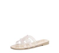 Sam Edelman Sandales plates Bay Jelly pour femme, Transparent/sable, 41 EU
