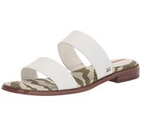 Sam Edelman Women's Haydee Flat Sandal, White Multi, 8