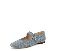 Sam Edelman Women's Michaela Mary Jane Flat, Montrose Blue Fray, 8.5