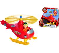 Sam Il Pompier Playset Hélicoptère Incendie Wallaby Avec Figure De Tom