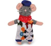 Sam & Julia souris en peluche : artiste 12 cm coton & polyester dès 18 mois
