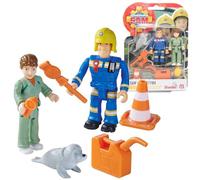 Sam, Krystina, phoque | Jeu de figurines | Sam le pompier