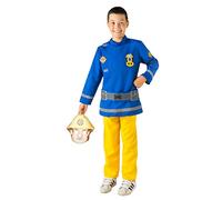 Sam le Pompier costume déguisement garçon original (Taille 3-4 ans) avec masque