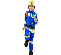 Sam le pompier - Costume - Garçons BN6179 (98) (Bleu)