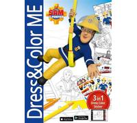 Sam le pompier dress & color me - Collectif - Book'n App - relié - Document jeunesse