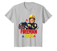 Sam Le Pompier - Jupiter T-Shirt, Enfant, Argent, 4 Ans