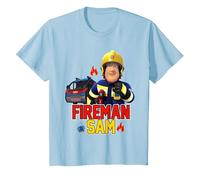 Sam Le Pompier - Jupiter T-Shirt, Enfant, Bleu Céleste, 6 Ans