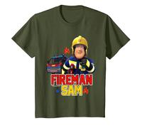 Sam Le Pompier - Jupiter T-Shirt, Enfant, Olive, 3 Ans