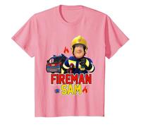 Sam Le Pompier - Jupiter T-Shirt, Enfant, Rose, 3 Ans