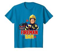 Sam Le Pompier - Jupiter T-Shirt, Enfant, Saphir, 4 Ans