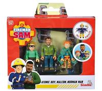 Simba – Set de figurines Sam Le Pompier – 3 pièces – 7,5 cm