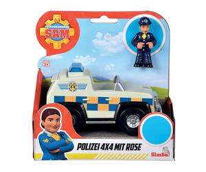 Sam Le Pompier Slp Mini 4x4 Police 17cm