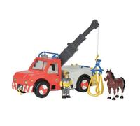 SAM LE POMPIER Smoby Camion Grue + 2 Figurine