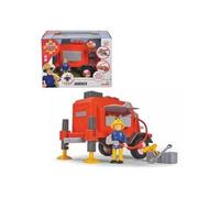 Sam Le Pompier Trailer - avec fonction de pulvérisation d'eau réelle - compatible avec Vénus et Jupiter - Convient aux enfants à