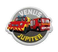 Sam le pompier © Venus Jupiter Camion de pompier - Patch/Fer/Patch/Applique/Fer sur/Applique/Patchs/Patchs