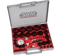 Sam Outillage 694-C-32-N Coffret De Découpe-Joints 32 Pièces Avec Poignée Confort