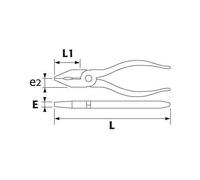 Pince universelle bi-matière avec ressort d'ouverture 185 mm SAM OUTILLAGE