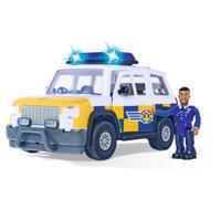 Simba Kit de jeu Sam le Pompier – Voiture 4x4 19 cm, son et lumière, figurine Malcom, dès 3 ans