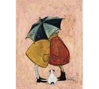 Sam Toft AFWDC43033 Toile Imprimée, Coton, Multicolore, 30 x 40 cm