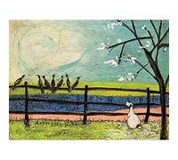 Sam Toft AFWDC90552 Toile Imprimée, Multicolore, 60 x 80 cm