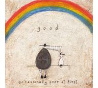 Sam Toft - bedruckt "Bon Occasionnellement Mauvais Au Début" PM7115 (40 cm x 40 cm) (Bunt)