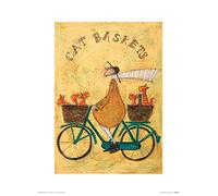 Sam Toft (Cat Baskets 30 x 40 cm Toile Imprimée