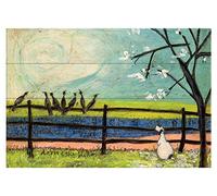 Sam Toft (Doris and The Birdies 40 x 59 cm Impression sur Bois
