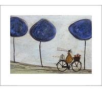 Sam Toft (Freewheelin' with Joyce Greenfields and The Felix 3 40 x 50 cm Toile Imprimée